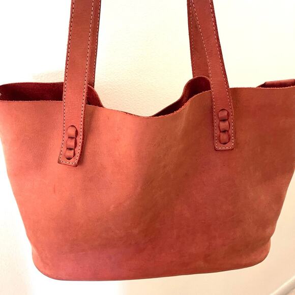 Dingo Leather Orange/brown Tote Purse Bag EUC - Picture 4 of 8